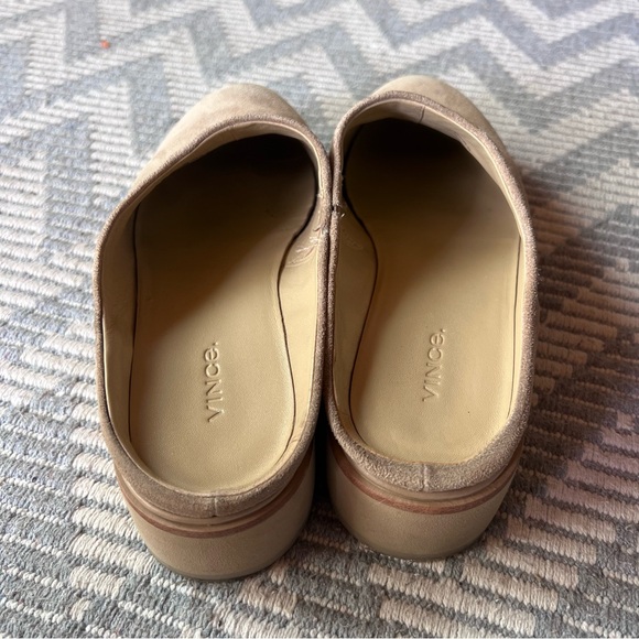 Vince Graham Slip On Mules Size 9 US 39 EU Tan Quiet Luxury Classic Minimalist - Picture 4 of 9